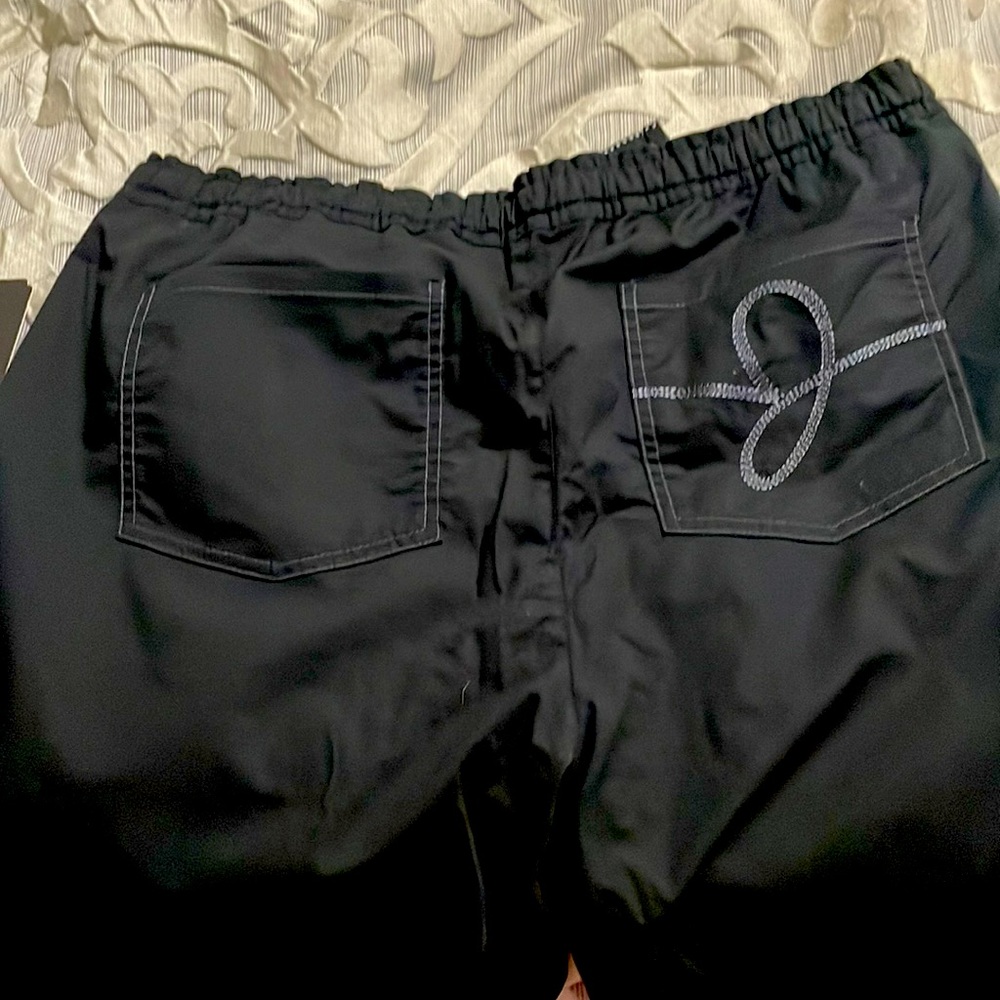 Jaanuu women's large black Shanti scrub pants